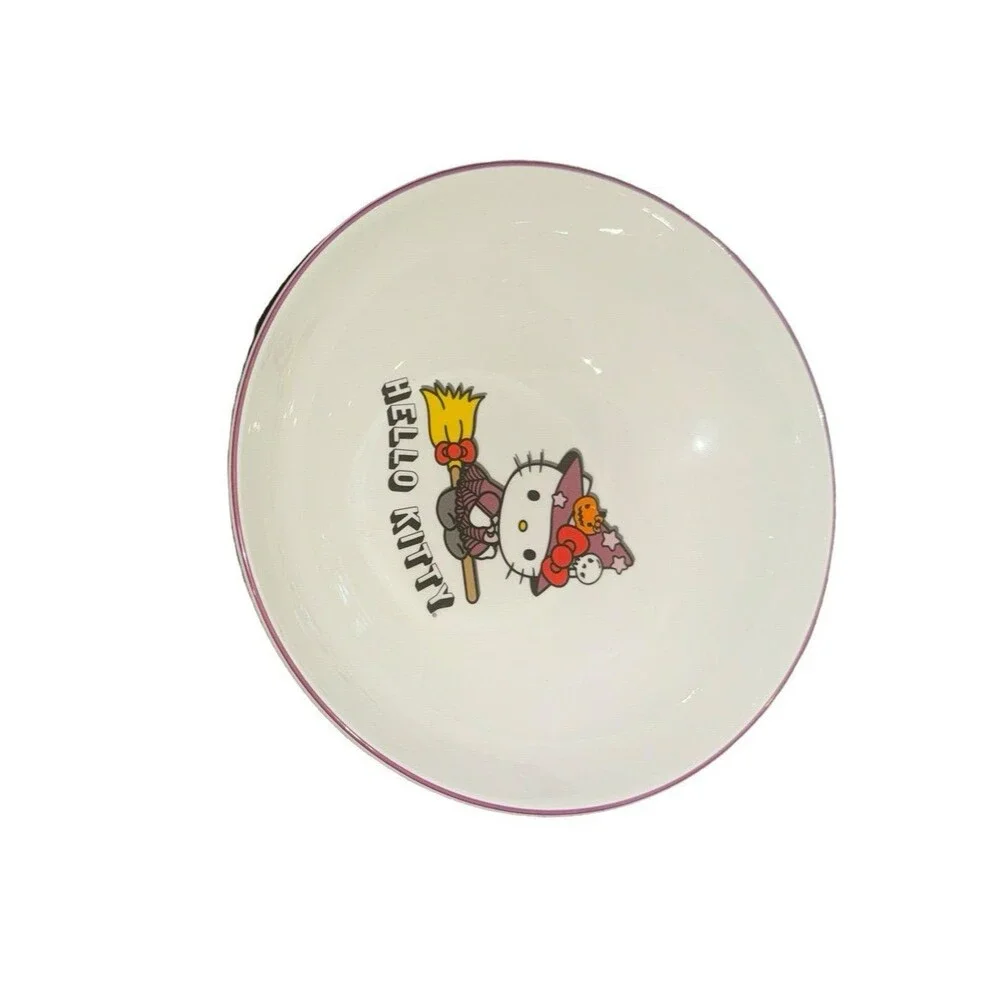 4x Hello Kitty TikTok Viral HTF Hello Kitty Halloween Witch Pasta Dinner Bowls